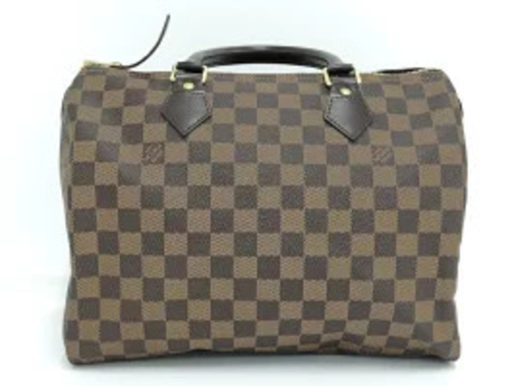 Louis Vuitton Handbag Ebene Damier Brown Speedy Brown